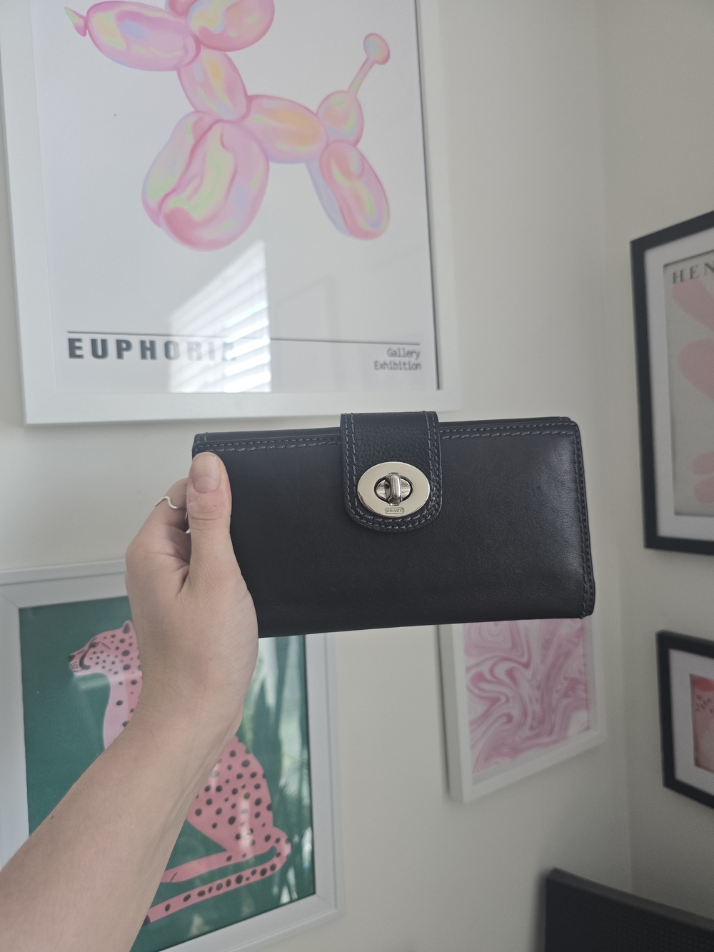 Coach Hampton Turnlock Wallet Vintage Y2k